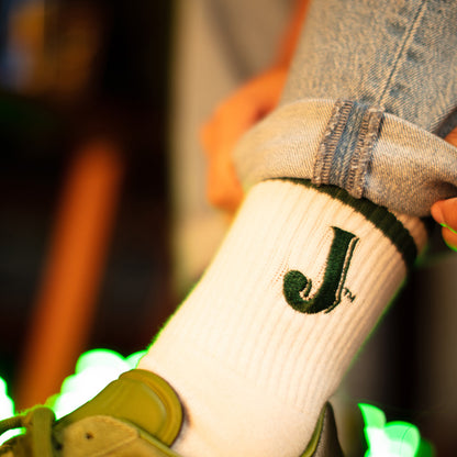 Jameson White Tube Socks