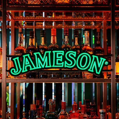 Jameson Irish Whiskey Faux-Neon Sign